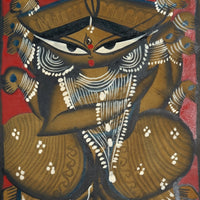 The Divine Protector – Kalighat Painting