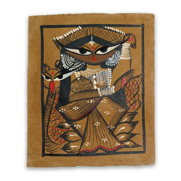 The Light of Knowledge – Kalighat Painting