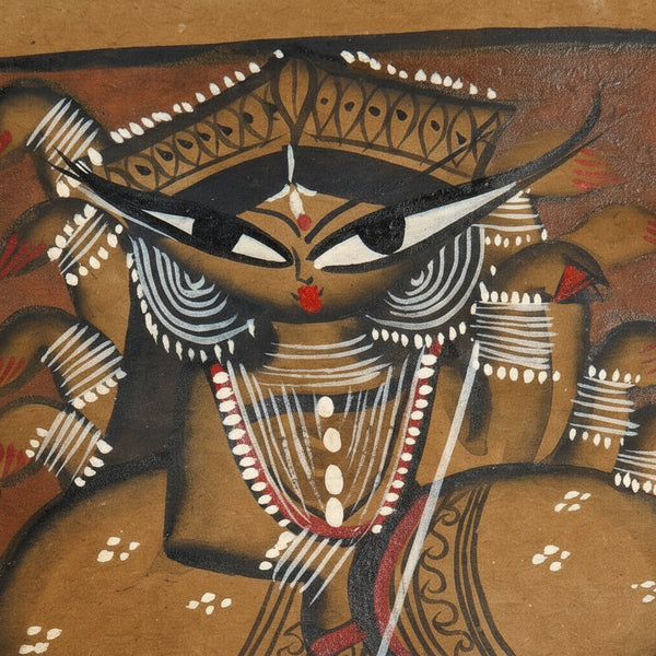 Divine Power of Maa Kali – Kalighat Painting