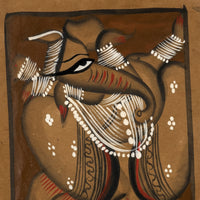 The Auspicious Lord Ganesha – Kalighat Painting