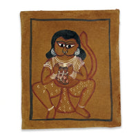 Lord Hanuman Revealing Lord Rama and Maa Sita – Kalighat Painting