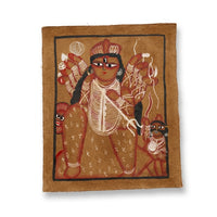 Mahishasura Mardini: The Divine Victory – Kalighat Painting
