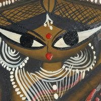 Maa Saraswati: The Eternal Muse – Kalighat Painting