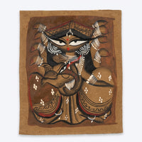 Motherly Grace of Maa Durga – Kalighat Painting