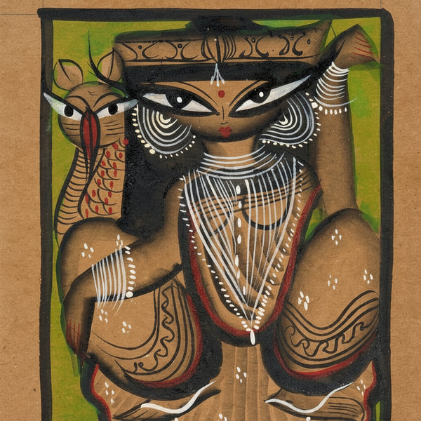 The Embodiment of Shakti – Kalighat Painting