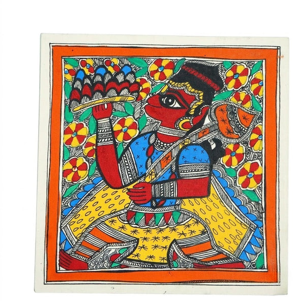 Lord Hanuman2 – Madhubani Painting