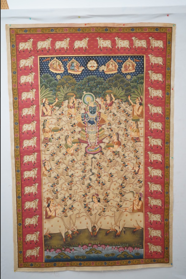 Devotional Shrinathji – Antique Pichwai Painting