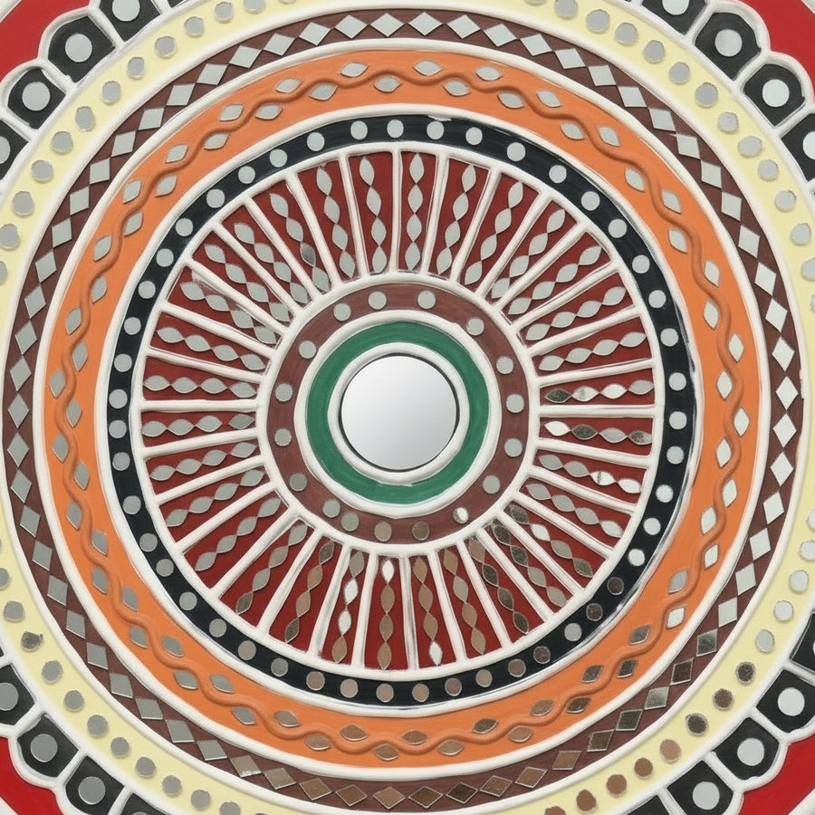 Circular Harmony Lippan Mirror Wall Art