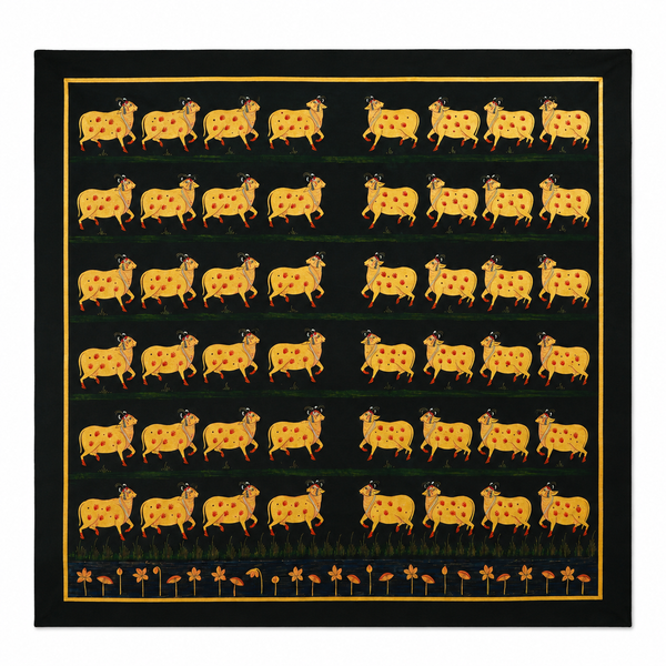 Shyam Vrindavan Gau Vatika – Pichwai Painting