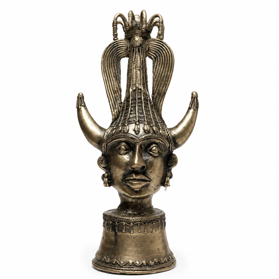 The Madia Madin (Tribal Couple) – Dhokra Metal Art (Big)