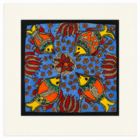 Fish of Mithila – Madhubani Painting
