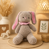 Crochet Teddy Bear – Pink Handmade Art