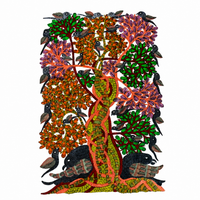 Birds in the Tree of Life – Gond Paper Painting