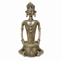 Tribal Musicians Band (Set of 2) – Dhokra Metal Art