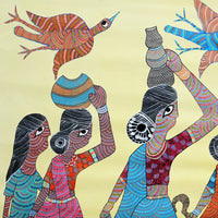 Village Women’s Journey – Gond Painting
