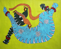 Mystical Bird – Gond Painting