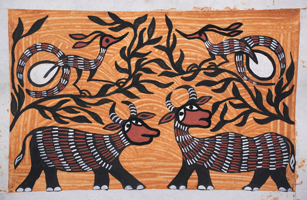 Animals – Sohrai Painting