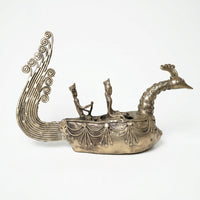 Mor Pankh Boat – Dhokra Metal Art