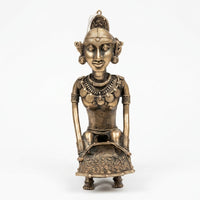 Cooking Tribal Showpiece (Set of 3) – Dhokra Metal Art
