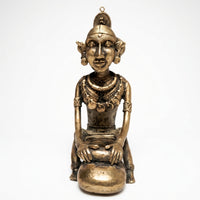 Cooking Tribal Showpiece (Set of 3) – Dhokra Metal Art
