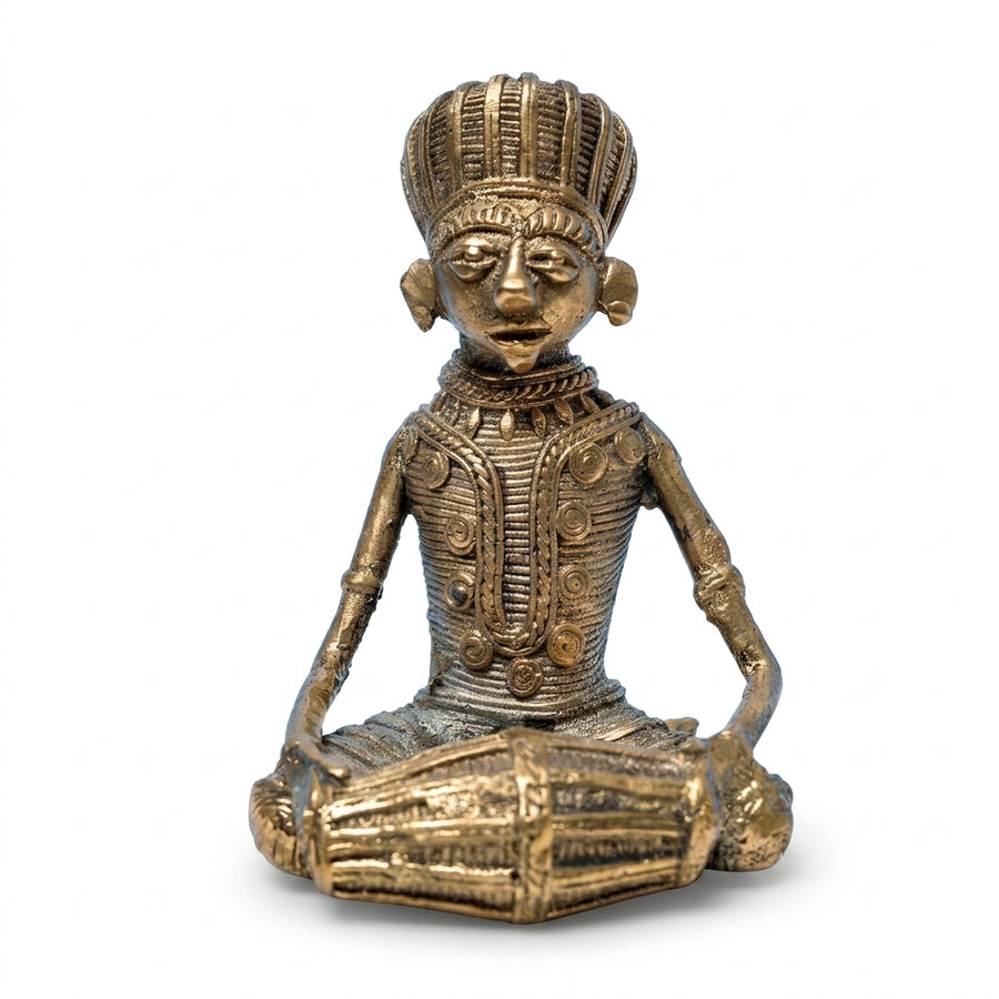 Dokra Musician Set of 2 (Small) – Dhokra Metal Art
