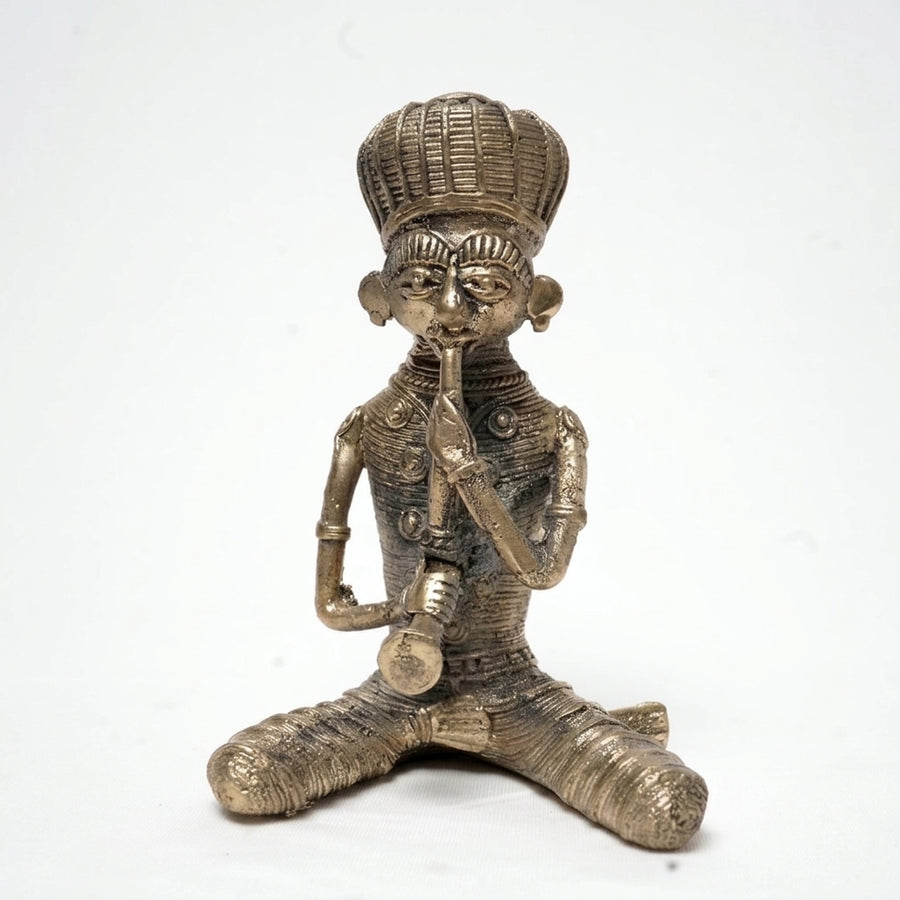 Dokra Musician Set of 2 (Small) – Dhokra Metal Art