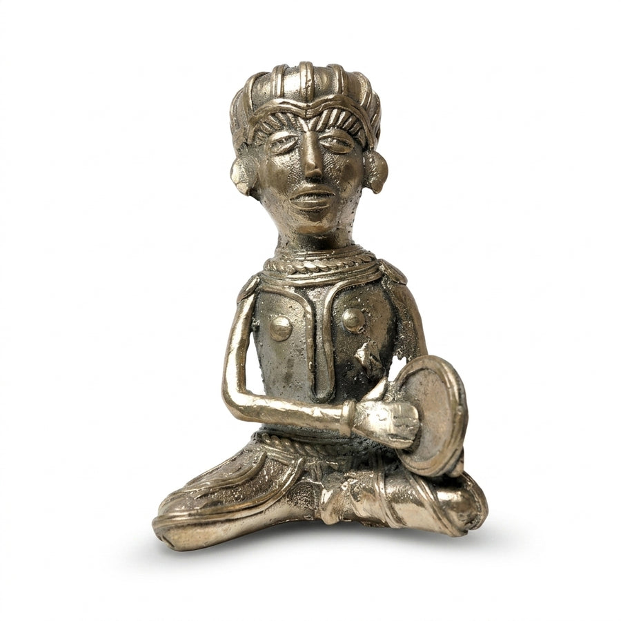 Dhokra Musician Set of 3 – Dhokra Metal Art