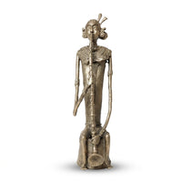 Dhokra Tribal Musicians (Long Set of 2) – Dhokra Metal Art