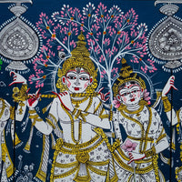 Radha Krishna Raas Leela – Pattachitra Painting
