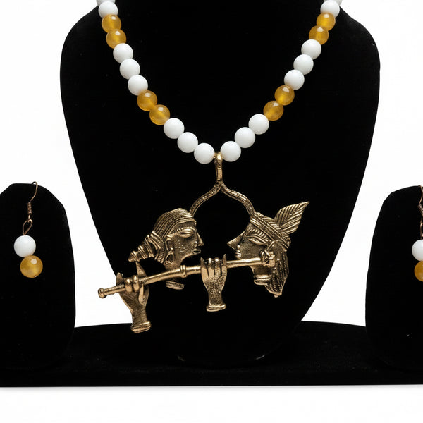 Radha Krishna Spiritual Necklace Set