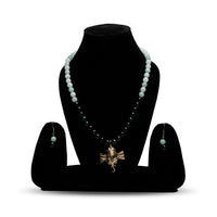 Divine Ganesha Beaded Necklace Set