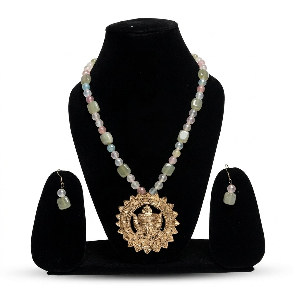 Durga Inspired Beaded Necklace Set