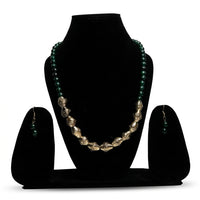 Green Beaded Necklace Set