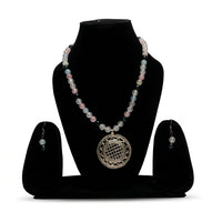 Handcrafted Floral Mandala Necklace Set