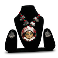 Durga Folk Art Necklace Set