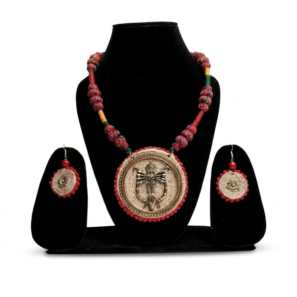 Divine Maa Durga Pendant Necklace