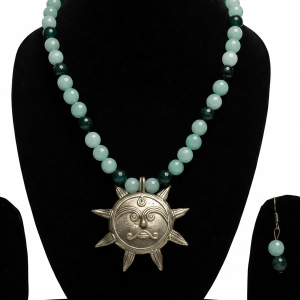 Divine Surya Dev Pendant Necklace