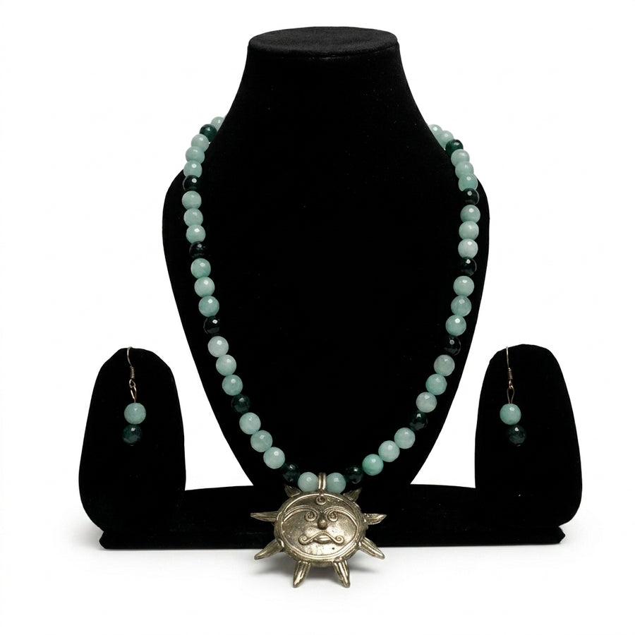 Divine Surya Dev Pendant Necklace