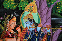 Radha Krishna with Gopis – Pichwai Painting