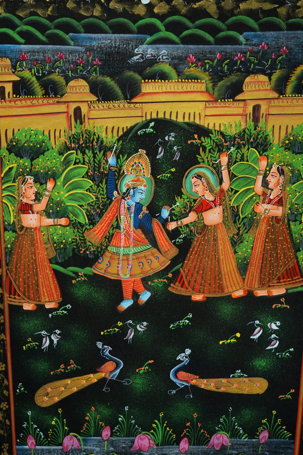 Dance of Love and Devotion – Pichwai Painting