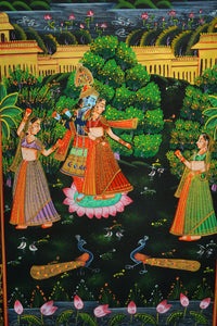 Radha krishna madhur Leela – Pichwai Painting