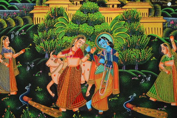 Raas Aura – Pichwai Painting