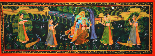 Jhulan Leela – Pichwai Painting