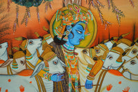 Murlidhar with Cows – Pichwai Painting