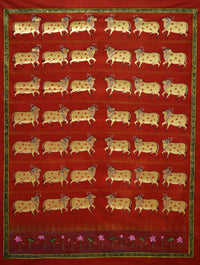 Vrindavan Gau Vatika – Pichwai Painting