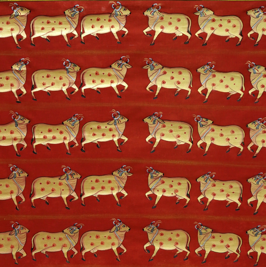 Vrindavan Gau Vatika – Pichwai Painting