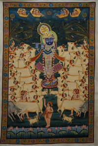 Devotional Shrinathji – Antique Pichwai Painting