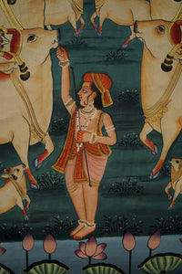 Devotional Shrinathji – Antique Pichwai Painting