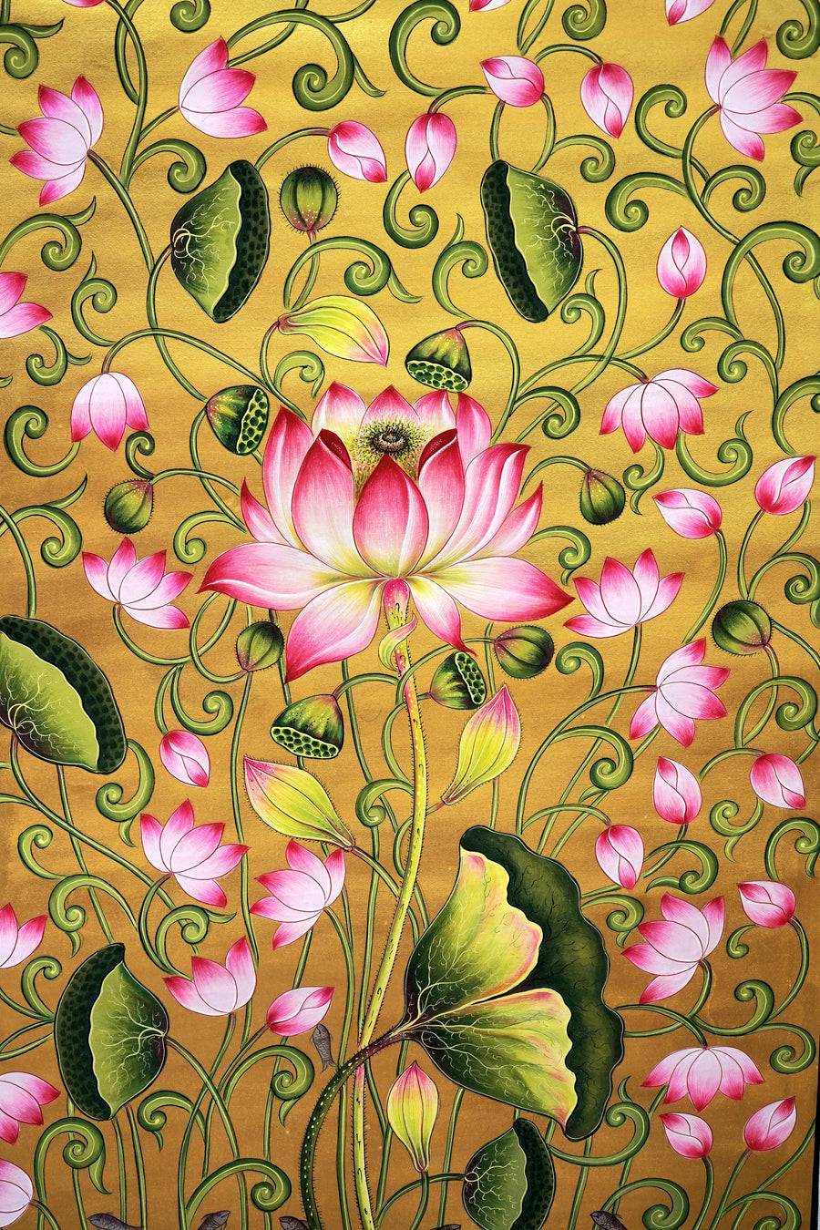 Kamal Talai (Lotus Pond) - Pichwai painting