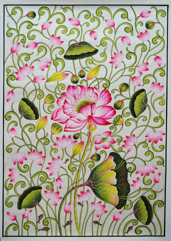Pichwai Petals – Pichwai Painting